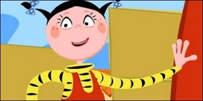 Avec son pull abeille, sa robe rouge et ses couettes, elle a pour nom Kézako. Elle se prénomme :