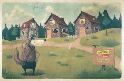 En quoi taient fabriques les maisons des trois petits cochons ?