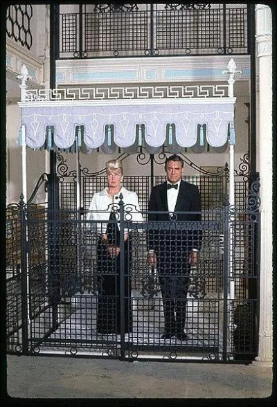 Pourquoi donc un lit  baldaquin dans un ascenseur d'un grand htel sous les tropiques, aux Bermudes, pour accueillir Cary Grant, homme d'affaires et Doris Day, petite employe ? Quelle est cette comdie ?