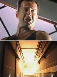 Un ascenseur en feu, entre autres, pour un Bruce Willis pourtant acrobate, entre autres, dans ce film de pure action, dont le titre est ?