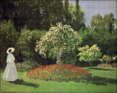 Qui a peint Femme au jardin ?