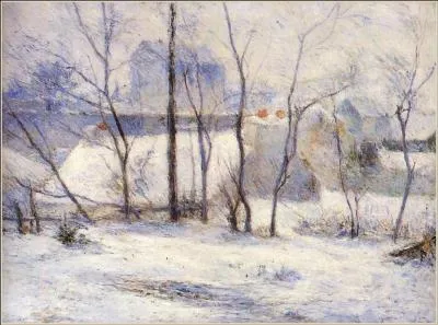 Qui a peint Un jardin sous la neige ?