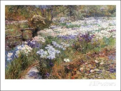 Qui a peint ce jardin aquatique ?