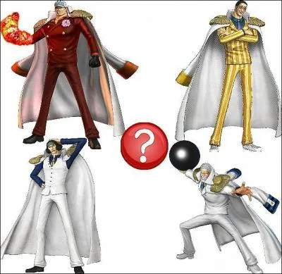 Lequel des quatre amiraux possde le prnom  Borsalino  ?