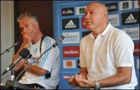 Cette personne est l'entraneur de l'OM :