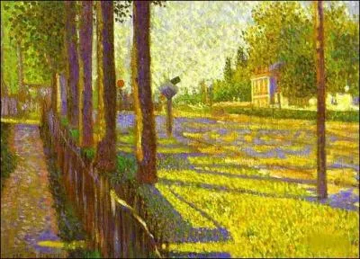 Qui a peint Le chemin de fer  Bois Colombes ?