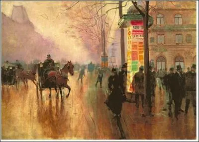 Qui a peint Voiture sur le Boulevard des Italiens ?