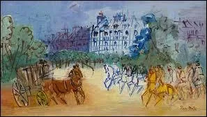 Qui a peint Calches et cavaliers prs du bois de Boulogne ?