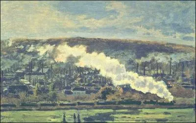 Qui a peint Convoi de chemin de fer ?