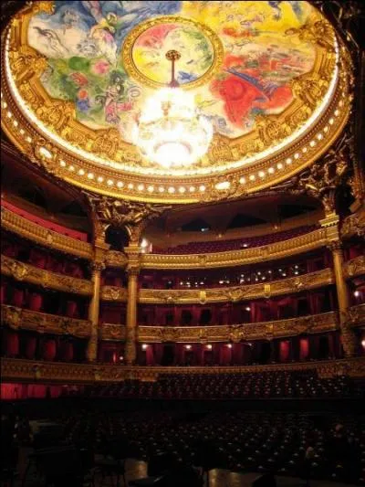 Qui a décoré le plafond actuel de l'Opéra de Paris (Palais Garnier) ?