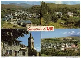 Voici une carte postale du village Pyrnalien (66) d'Ur. Il se situe en rgion ...