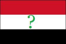 Le drapeau gyptien a t adopt sous sa forme actuelle en 1984. Que peut-on voir au centre de la bande blanche ?