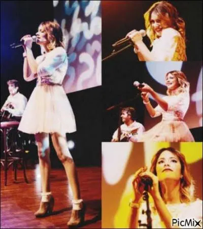 Elle est venue en France.