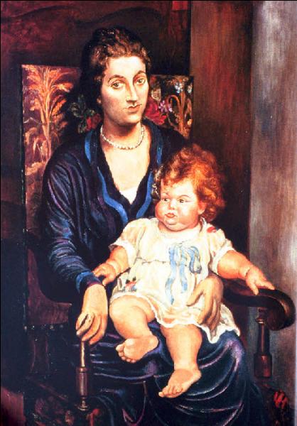Qui a peint Madame Rosenberg et sa fille ?