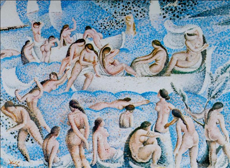 Qui a peint Les baigneuses de la Costa Barva ?