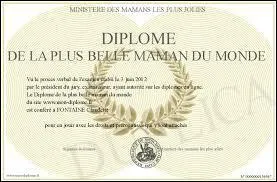 Qui n'a pas chant  Maman la plus belle du monde  ?