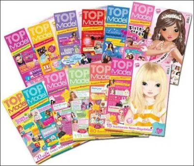 Quelle est la 1re rubrique du  Creative Magazine  (Magazine Top Model) ?