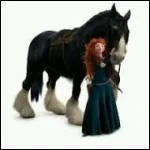 Dans quel film une jeune archre imptueuse galope-t-elle  toute vitesse sur un cheval nomm Angus ?