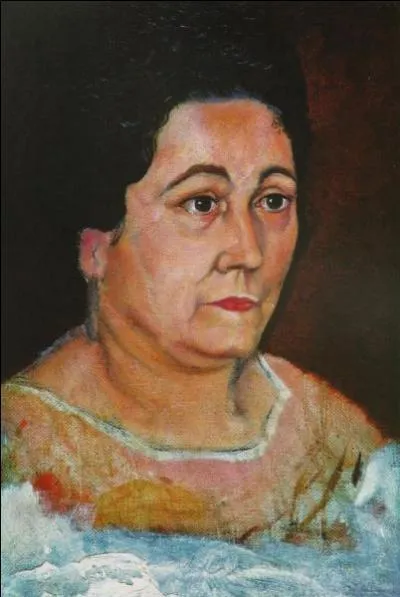 Rendez-lui sa maman qu'il a reprsent sur cette toile :