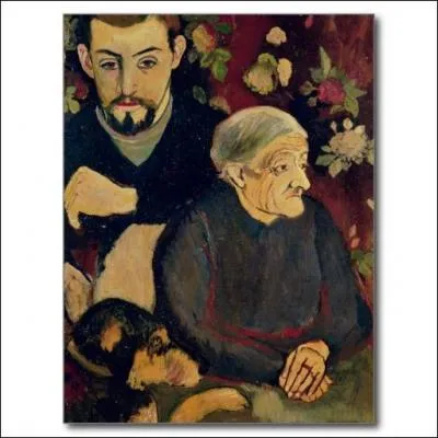 Qui a peint son fils, sa mre et son chien ?