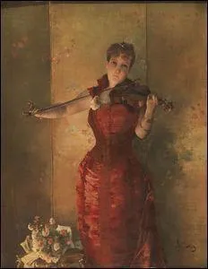 La violoniste.
