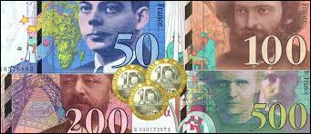 En quelle année le franc a-t-il été remplacé ?