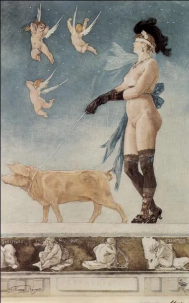 Ce tableau de Flicien Rops a t anim pour le gnrique d'une mission de tlvision belge, laquelle ?