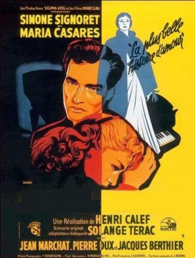 Une rencontre Simone Signoret-Maria Casar�s dans un film de 1951 r�alis� par Henri Calef...