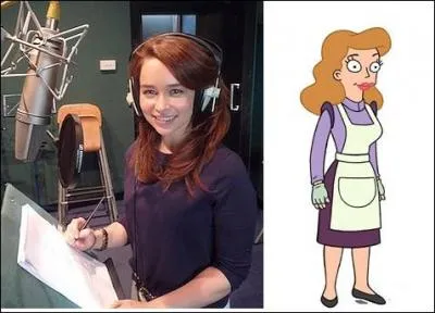 Dans quelle srie anim prte-t-elle sa voix  une vendeuse de fleurs ?