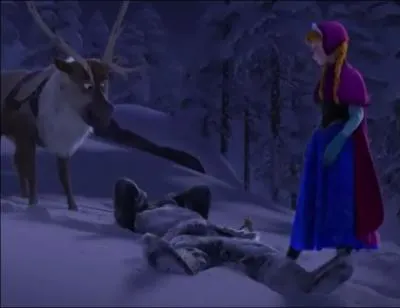 Aprs leur msaventure avec les loups, que dit Anna au montagnard ?