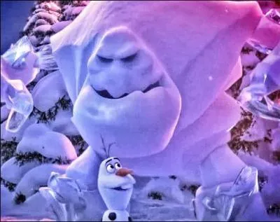 Comment Olaf surnomme-t-il le monstre de neige qu'Elsa a cr ?