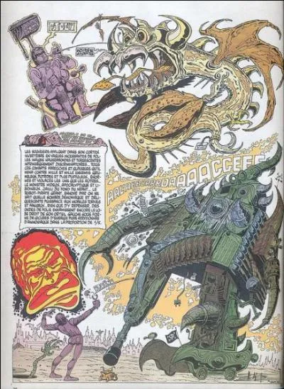 Dans la B. D.  Terra me voila , quel est le nom du monstre que Lone Slonono affronte  l'aide d'une sarbacane ?