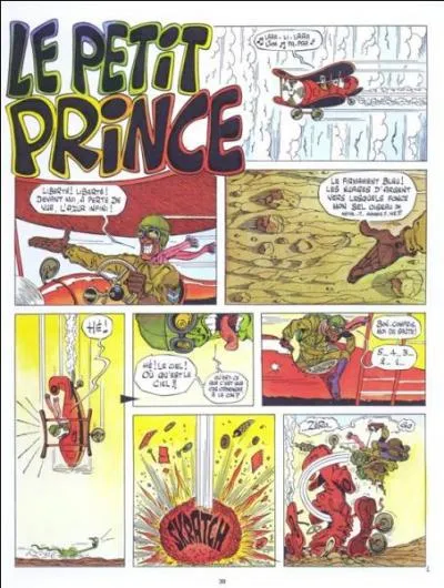 Combien de fois le petit prince rend-il visite  l'aviateur, dans la B. D. qui lui est consacre ?