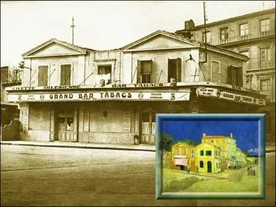 Situe  Arles, c'est dans cette maison que s'installa Van Gogh en 1888. Il voulait en faire un lieu d'accueil dans le midi, pour ses amis artistes peintres.