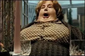 Ce sacré zouzou a quand même les yeux exorbités calés sur la large poitrine de sa tante Marge, victime d'un sortilège la faisant décupler de taille ! Bien mal lui en prend à ce voyeur lubrique de Dudley, pourquoi ?