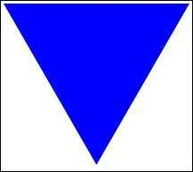 Ceci est un triangle noir.