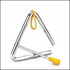 Ceci est un triangle en fer.