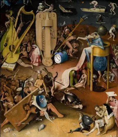 Décidément, ce tableau de Jérôme Bosch (v. 1450-1516) est toujours aussi intrigant... Un anachronisme s'est glissé dedans !