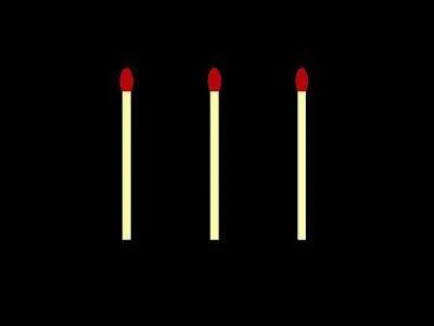 Pouvez-vous former un carré avec seulement 3 allumettes (sans les briser ni les tordre) ?