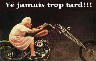 Vieux motard ...