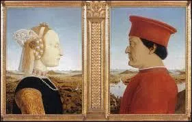 Lequel de ces faits est vrai, concernant le diptyque du Triomphe de la chastet par Piero della Francesca ?