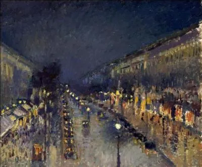 Qui a peint "Boulevard Montmartre effet de nuit" ?