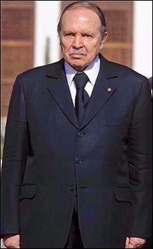 Qui est le prsident de l'Algrie en mars 2014 ?