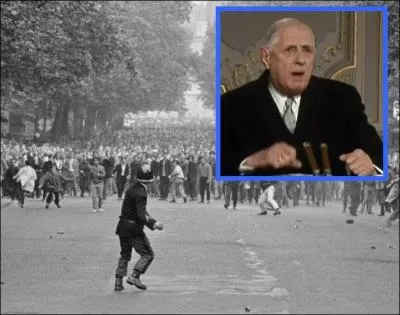En mai 68, au retour de son voyage  Baden-Baden, qu'annonce le Gnral De Gaulle  la radio le 30 mai ?