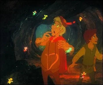 Quelle(s) fe(s) peut-on apercevoir parmi les fes de cette scne de  Taram et le Chaudron magique  ?