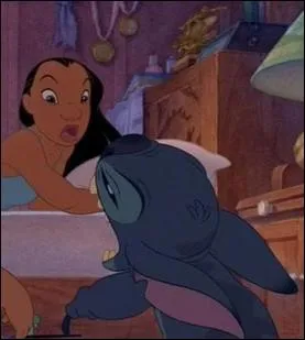 Qui voit-on sur le poster en arrire-plan dans cette scne de  Lilo & Stitch  ?