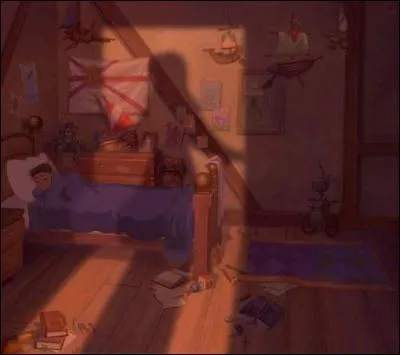 Quelle(s) peluche(s) voit-on sur une tagre dans  La Plante aux trsors, un nouvel univers  ?