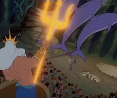 Quel(s) personnage(s) se cache(nt) dans la foule de cette scne de  La Petite Sirne  ?