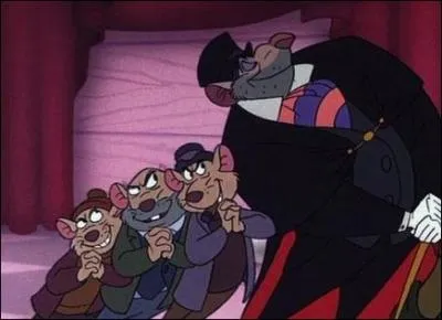 Quel(s) personnage(s) peut-on voir dans cette scne de  Basil, dtective priv  ?