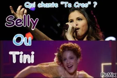 Qui chante  Te Creo  ?